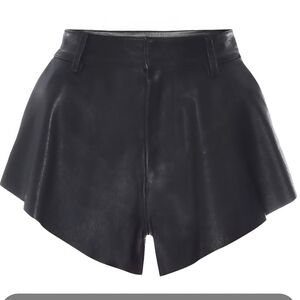 RtA Black Flared Shorts Size 2 NWT Made in Italy